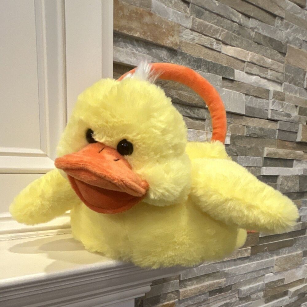 Joyward Duck Animal Basket Fabric Plush Yellow Orange - Birthday/Gift Basket